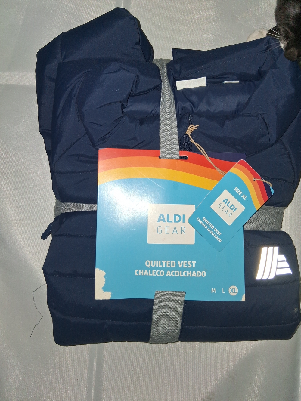ALDI Gear Kids Quilted Vest in Navy